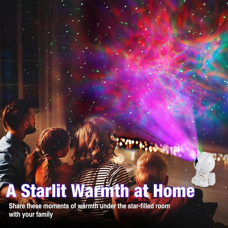 Astronaut Galaxy Projector – Starry Night Light & Nebula Lamp
